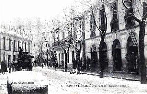 Fort-National - Rue Randon sous la Neige